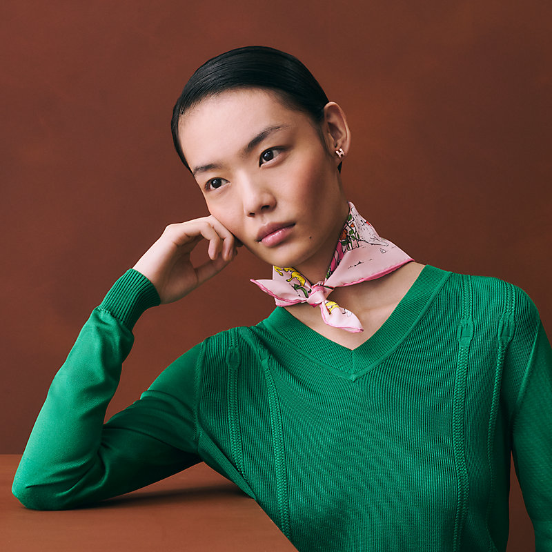 HERMES Le Pommier Sellier スカーフ Le Pommier Sellier scarf 45 | Hermès Singapore